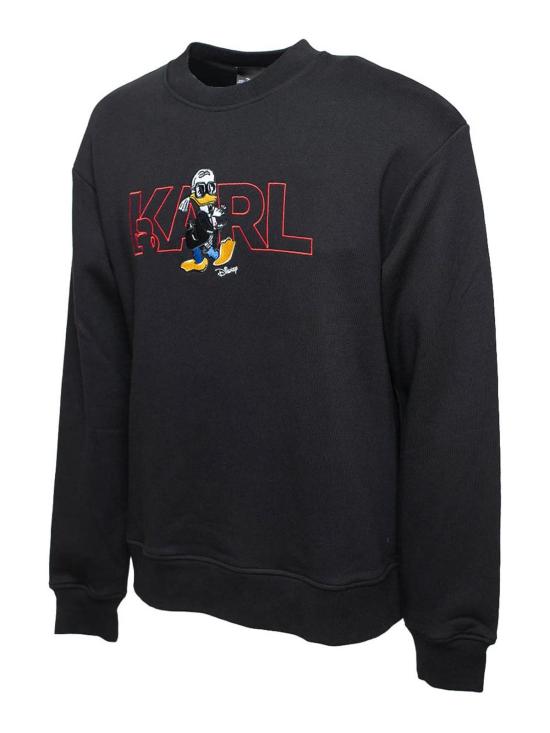  칼라거펠트 긴팔 티셔츠 705098532930990 Black - KARL LAGERFELD