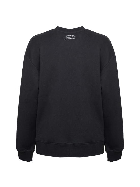  칼라거펠트 긴팔 티셔츠 705098532930990 Black - KARL LAGERFELD