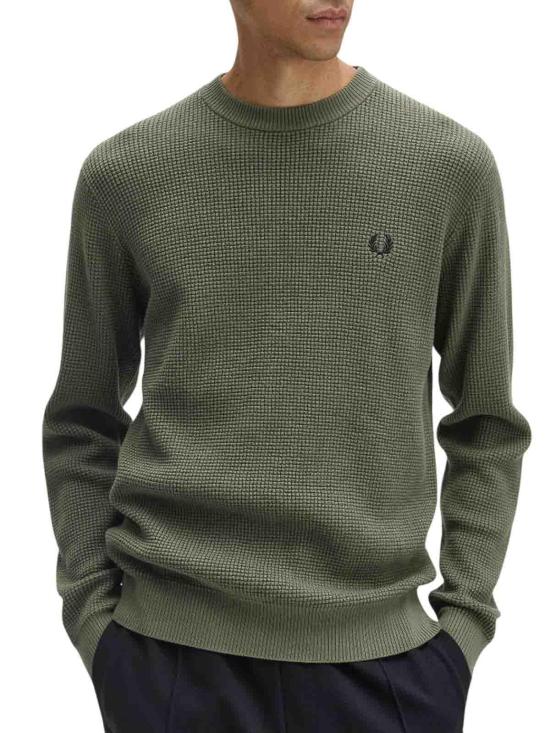 26FW 프레드페리 스웨터 K6507X21 GREEN - FRED PERRY