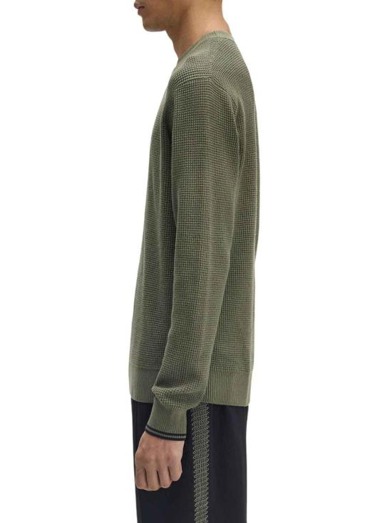 26FW 프레드페리 스웨터 K6507X21 GREEN - FRED PERRY