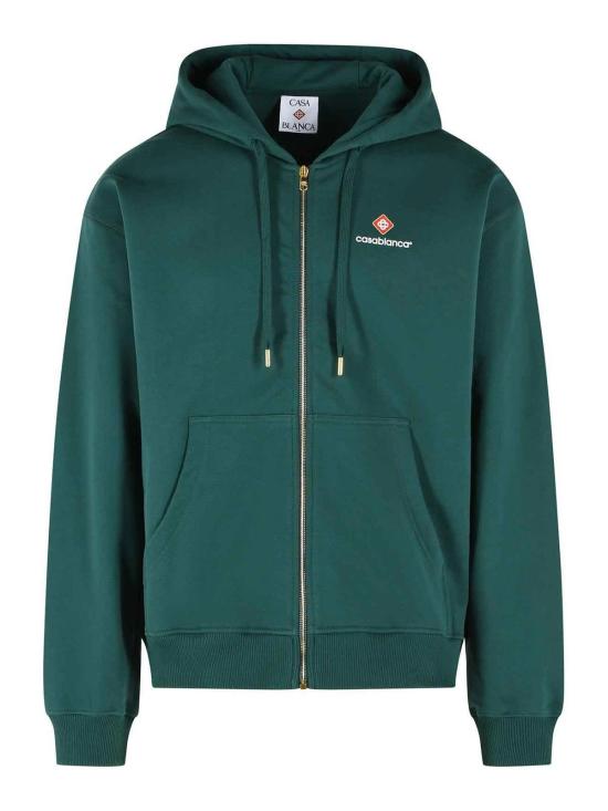 26FW 카사블랑카 후드 티셔츠 MPF26JTP51201 Green