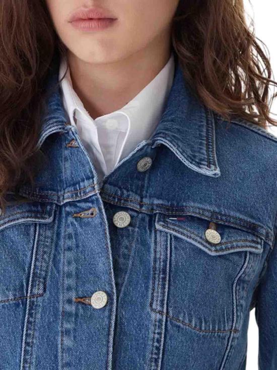 26SS 타미힐피거 미디 스커트 DW0DW224891A5 Blue - TOMMY HILFIGER