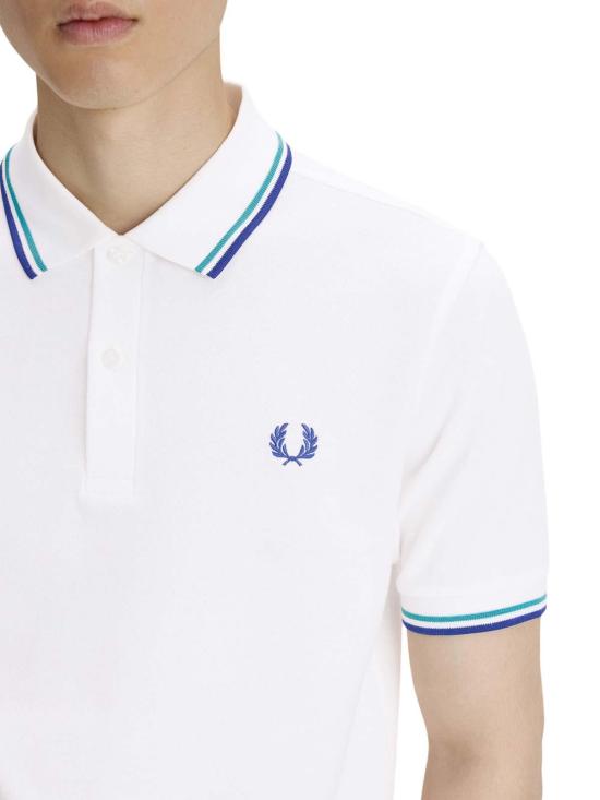 26SS 프레드페리 폴로 티셔츠 M360094A White - FRED PERRY