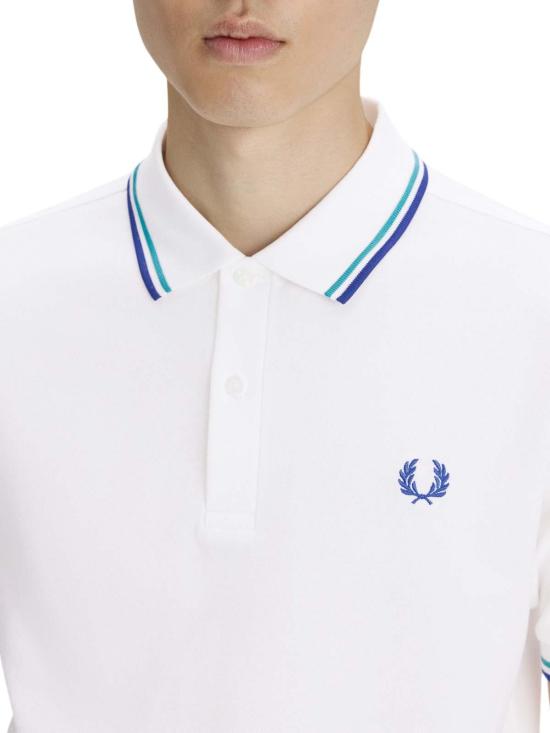 26SS 프레드페리 폴로 티셔츠 M360094A White - FRED PERRY