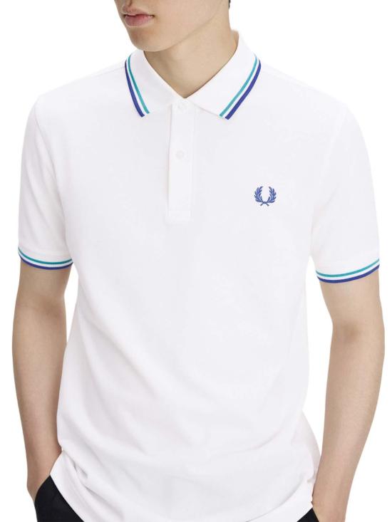 26SS 프레드페리 폴로 티셔츠 M360094A White - FRED PERRY