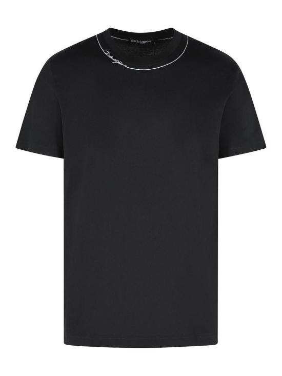 26FW 돌체앤가바나 반팔 티셔츠 G8RN8ZG7P9ON0000 Black