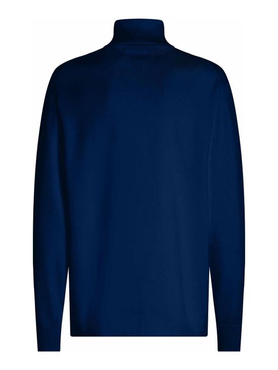  타미힐피거 집업 니트 MW0MW33508DW5 Blue - TOMMY HILFIGER