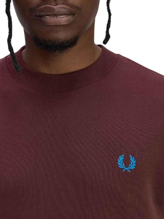 25FW 프레드페리 긴팔 티셔츠 M7535Z63 Dark Red - FRED PERRY