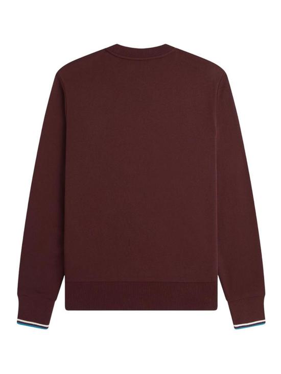 25FW 프레드페리 긴팔 티셔츠 M7535Z63 Dark Red - FRED PERRY