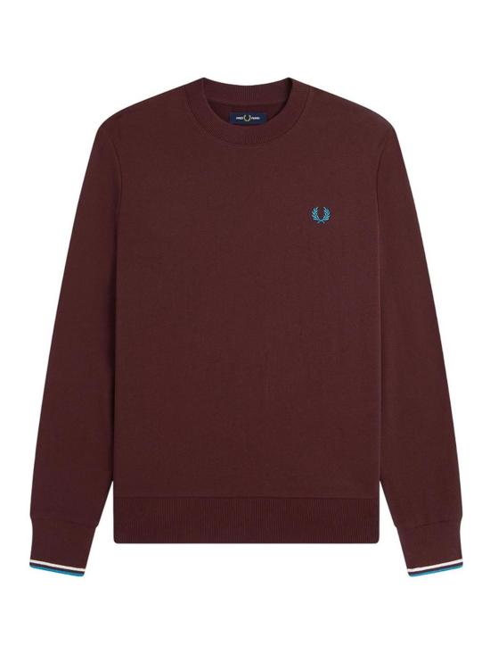 25FW 프레드페리 긴팔 티셔츠 M7535Z63 Dark Red