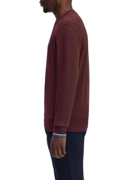 25FW 프레드페리 긴팔 티셔츠 M7535Z63 Dark Red - FRED PERRY