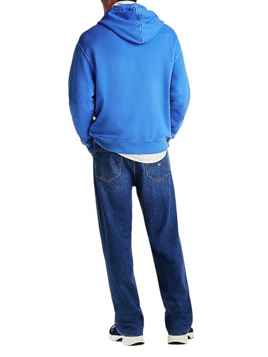 25FW 타미힐피거 후드 티셔츠 DM0DM20263C6E Blue - TOMMY HILFIGER