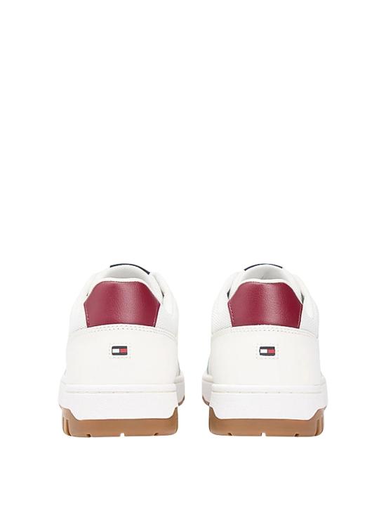 26SS 타미힐피거 스니커즈 FM0FM057130GY White - TOMMY HILFIGER