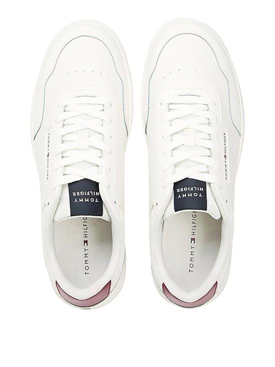 26SS 타미힐피거 스니커즈 FM0FM057130GY White - TOMMY HILFIGER