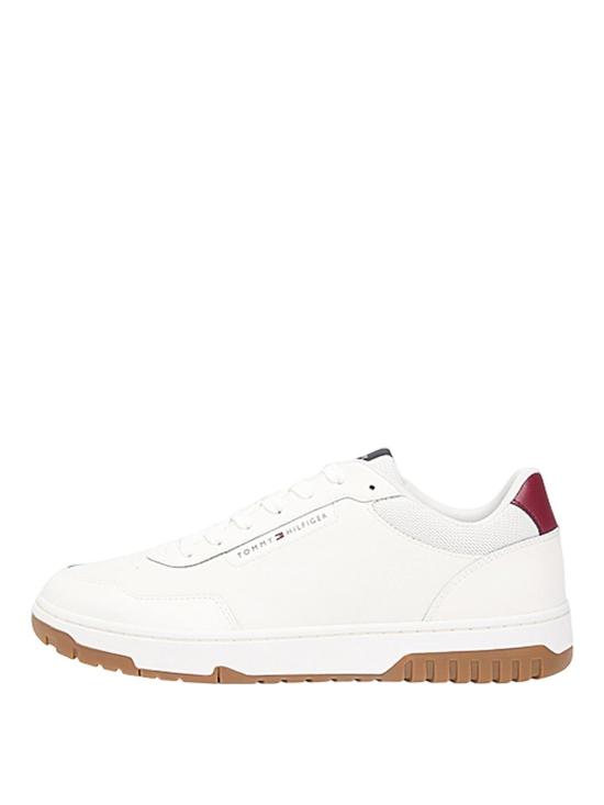 26SS 타미힐피거 스니커즈 FM0FM057130GY White - TOMMY HILFIGER