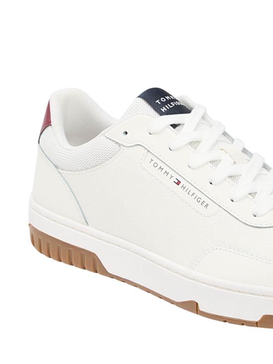 26SS 타미힐피거 스니커즈 FM0FM057130GY White - TOMMY HILFIGER