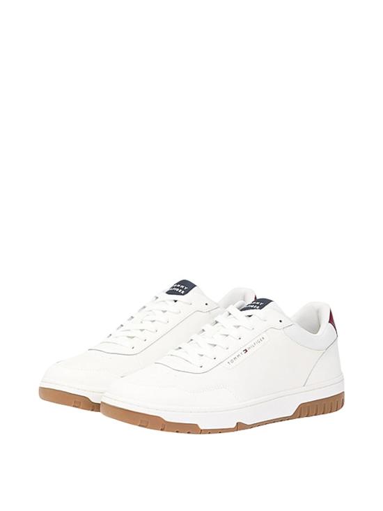 26SS 타미힐피거 스니커즈 FM0FM057130GY White - TOMMY HILFIGER