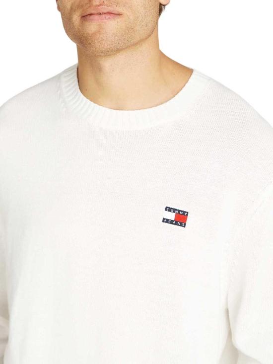  타미힐피거 스웨터 DM0DM20706YBH WHITE - TOMMY HILFIGER