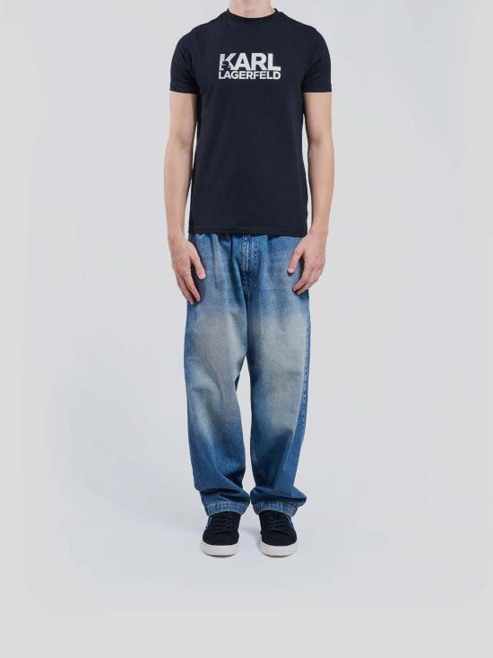  칼라거펠트 반팔 티셔츠 755087554235910 Black - KARL LAGERFELD