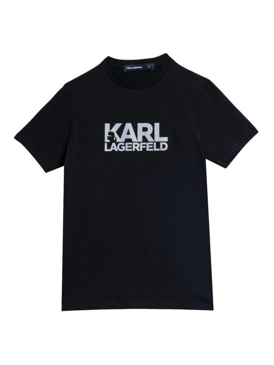  칼라거펠트 반팔 티셔츠 755087554235910 Black
