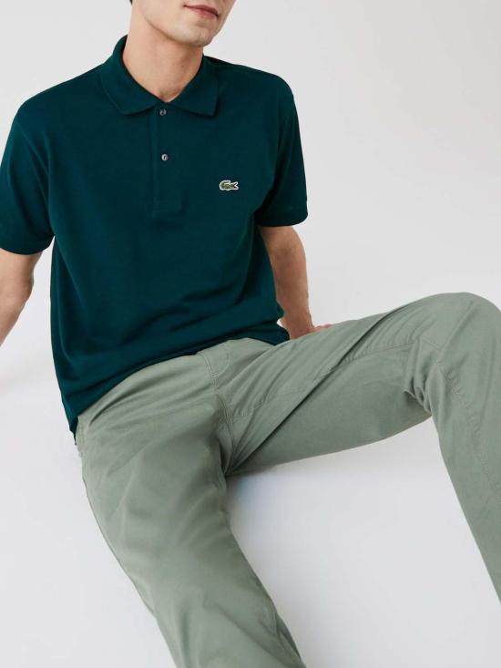  라코스테 클래식 핏 피케 폴로 셔츠 L1212YZP Green - LACOSTE