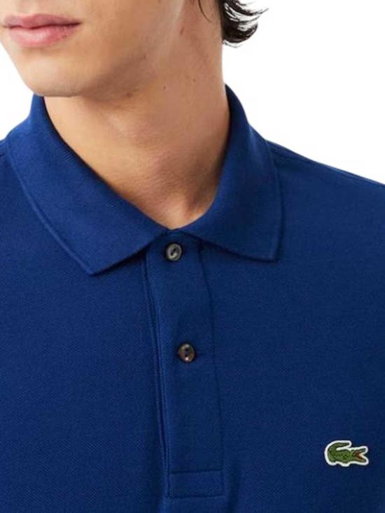 25FW 라코스테 클래식 롱슬리브 폴로 셔츠 L1312F9F Blue - LACOSTE