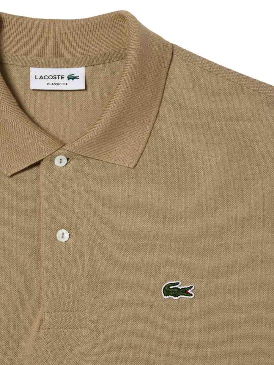  라코스테 클래식 핏 피케 폴로 셔츠 L1212CB8 Beige - LACOSTE