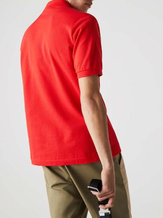  라코스테 클래식 핏 피케 폴로 셔츠 L1212F8M Red - LACOSTE