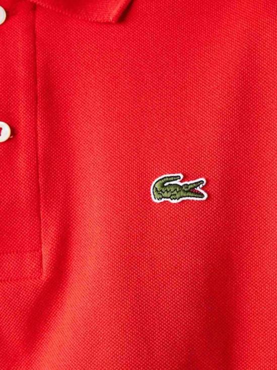  라코스테 클래식 핏 피케 폴로 셔츠 L1212F8M Red - LACOSTE