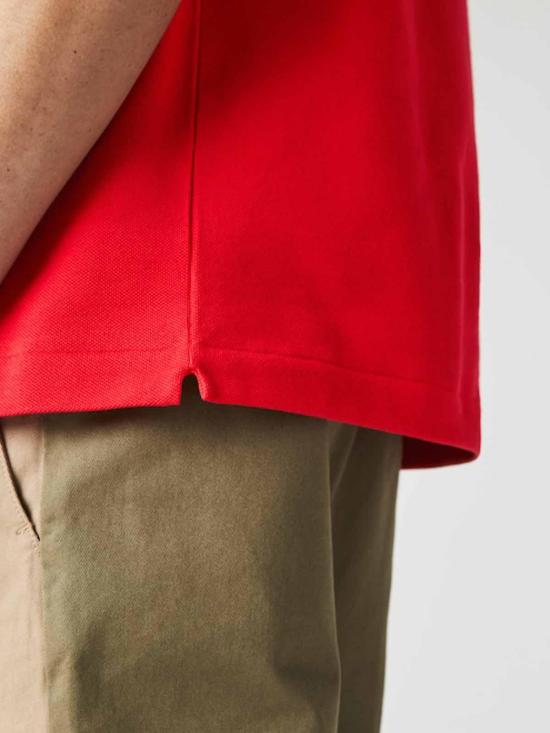  라코스테 클래식 핏 피케 폴로 셔츠 L1212F8M Red - LACOSTE