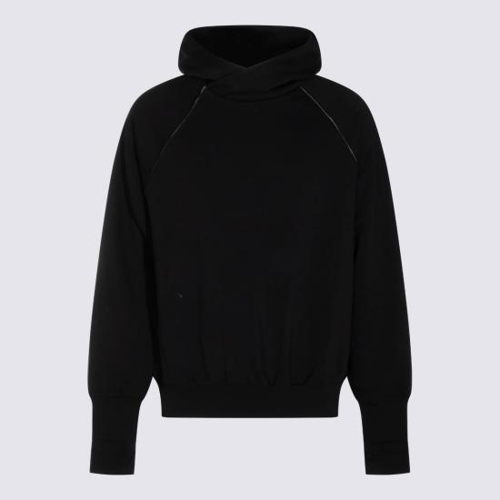 26FW 톰크롬 후드 티셔츠 MS19301 11 BLACK - THOM KROM