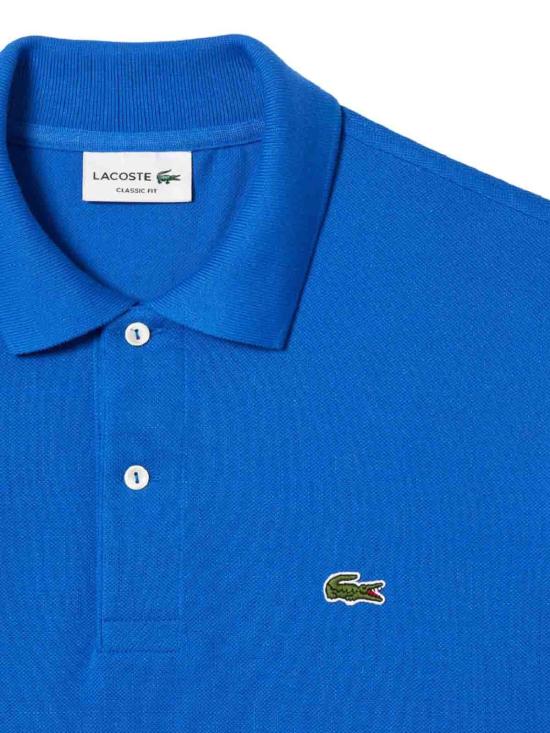  라코스테 클래식 핏 피케 폴로 셔츠 L1212IXW Blue - LACOSTE