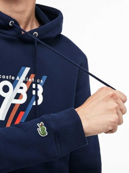 라코스테 후드 티셔츠 SH9253166 Blue - LACOSTE