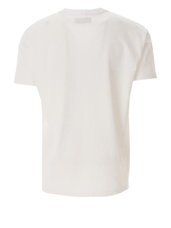  비비안웨스트우드 로고 패치 스트라이프 코튼 반팔 티셔츠 3G01001CJ001MGOA401GO White - VIVIENNE WESTWOOD
