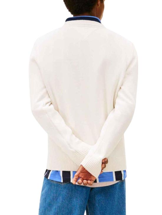 26SS 타미힐피거 스웨터 DM0DM22352YBH WHITE - TOMMY HILFIGER