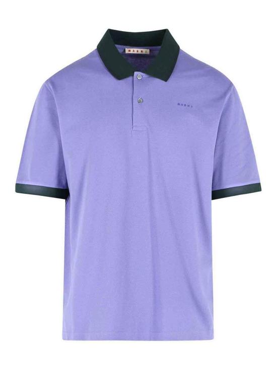 26FW 마르니 폴로 티셔츠 POJY0002LSUTC68800C68 Purple