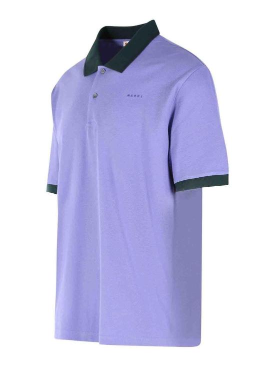 26FW 마르니 폴로 티셔츠 POJY0002LSUTC68800C68 Purple - MARNI