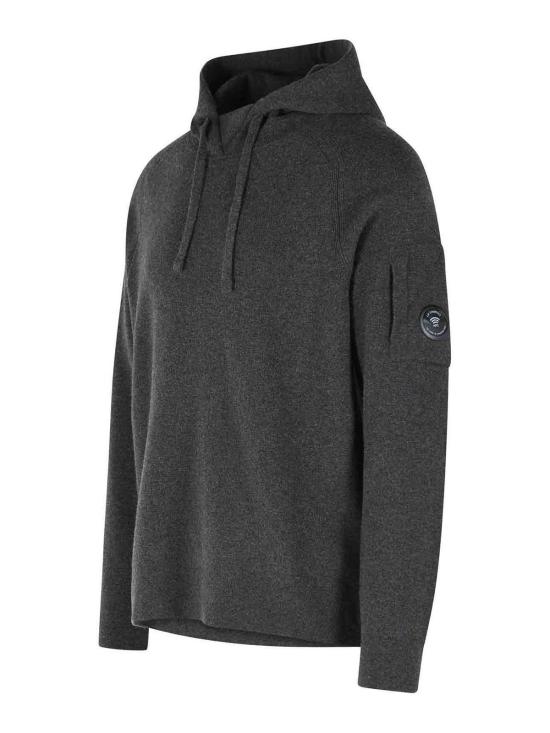 26FW 씨피 컴퍼니 후드 티셔츠 21CMKN098A110149A978 Grey - C.P. COMPANY