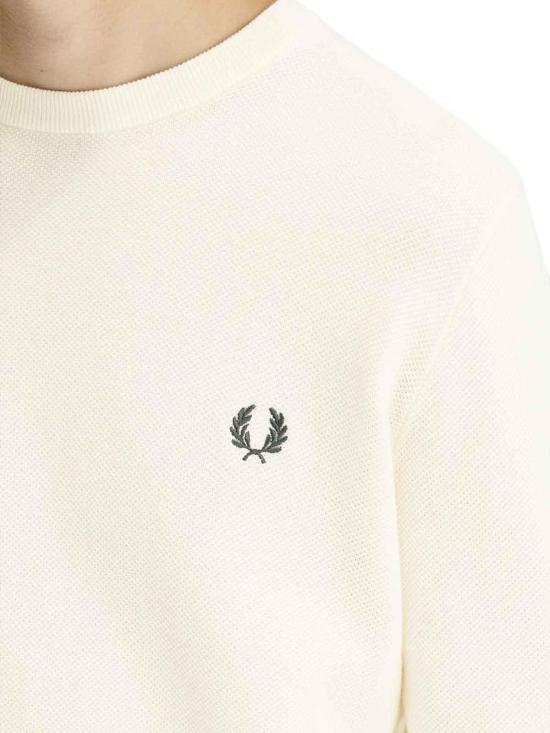 26SS 프레드페리 긴팔 티셔츠 K1309560 Cream - FRED PERRY