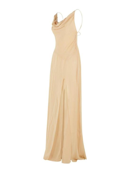 26SS 블루마린 미디 스커트 2A795AN0817 Cream - BLUMARINE