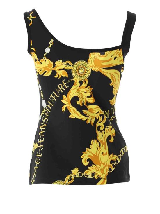  베르사체 민소매 티셔츠 75HAM61675DP616G89 Black - VERSACE
