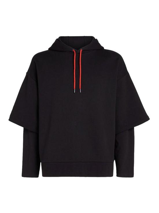  칼라거펠트 후드 티셔츠 705097532930990 Black