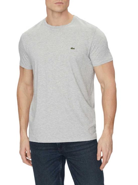  라코스테 피마 코튼 저지 크루넥 티셔츠 TH6709CCA Grey - LACOSTE