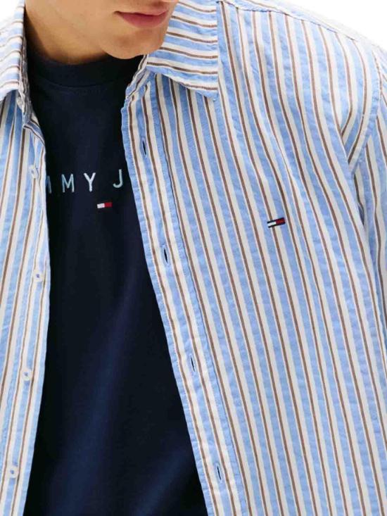 26SS 타미힐피거 셔츠 DM0DM22785C38 Blue - TOMMY HILFIGER