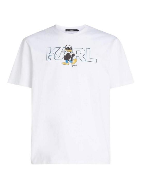  칼라거펠트 반팔 티셔츠 75509753227010 White