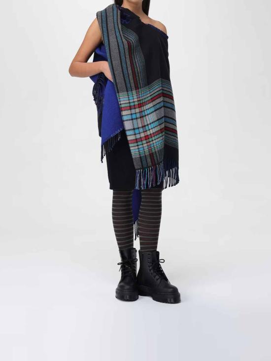  비비안웨스트우드 마드라스 판초 81070001W00P1MNN401MN BLACK - VIVIENNE WESTWOOD