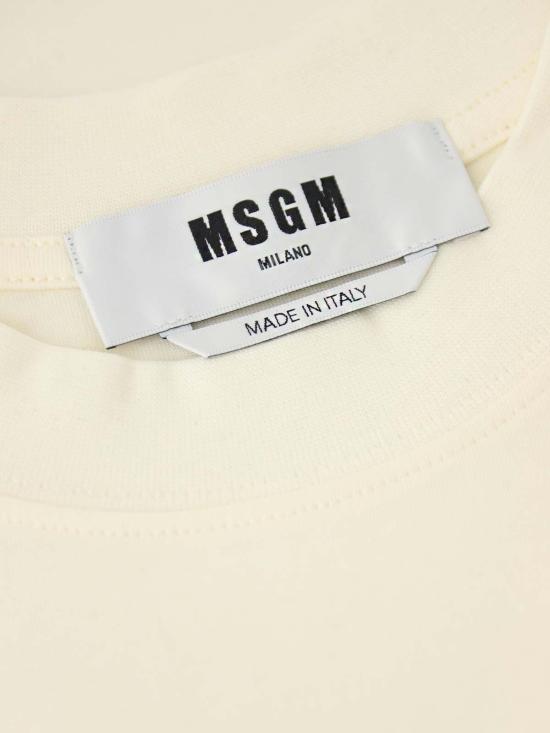  엠에스지엠 반팔 티셔츠 3540MM15223779802 Cream - MSGM