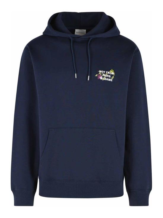 26FW 드롤드무슈 후드 티셔츠 LHO208CO127NY Dark Blue