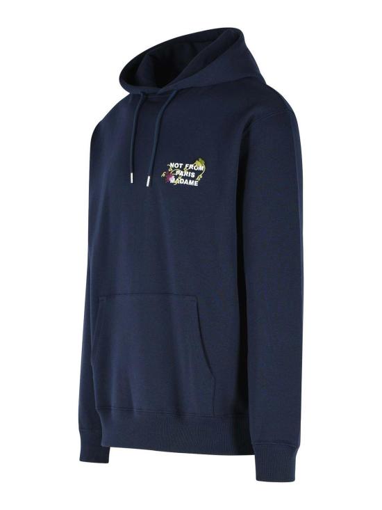 26FW 드롤드무슈 후드 티셔츠 LHO208CO127NY Dark Blue - DROLE DE MONSIEUR