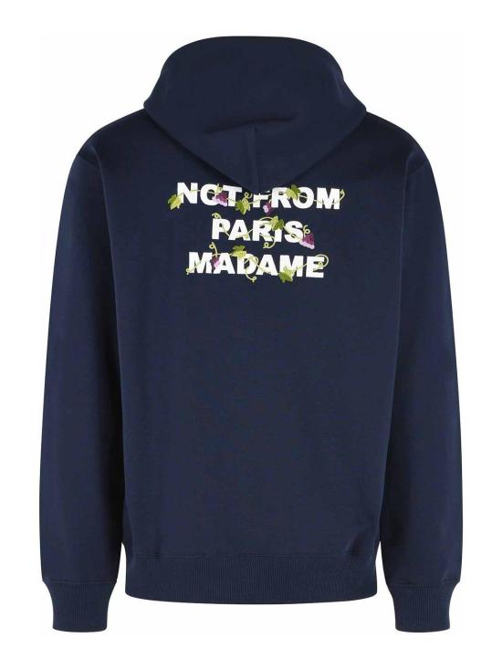 26FW 드롤드무슈 후드 티셔츠 LHO208CO127NY Dark Blue - DROLE DE MONSIEUR